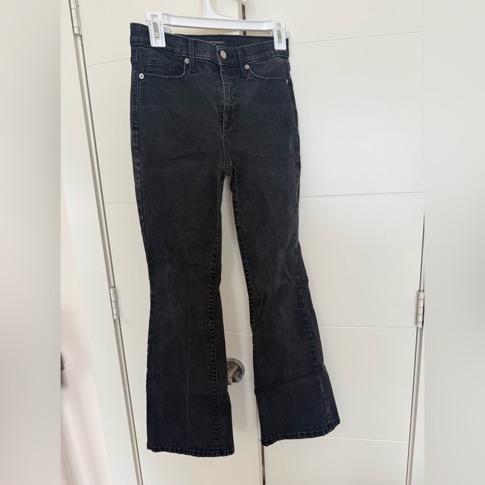 Banana Republic Black Flare Jeans